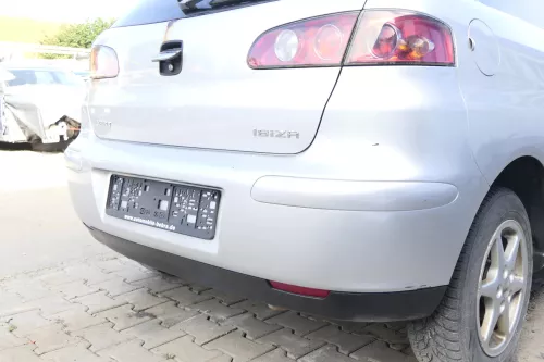 Seat Ibiza 6L Stoßstange Heckstoßstange hinten grau silber LS7N (160244)