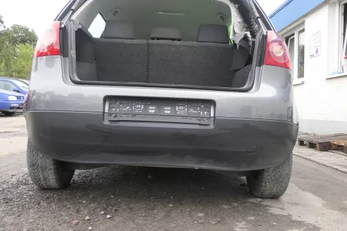 VW Golf 5 1K Limousine Stoßstange hinten Heckstoßstange grau LA7T united (160308)