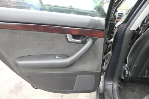 4x Audi A4 8E B6 Türverkleidung Verkleidung Tür vorne + hinten links Alcantara s (160414)