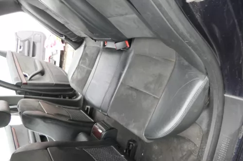 Audi A4 B6 B7 8E Avant Sitz Rückbank Rücksitzbank hinten Leder schwarz Alcantara (160417)