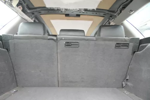 Audi A4 B6 B7 8E Avant Sitz Rückbank Rücksitzbank hinten Leder schwarz Alcantara (160417)