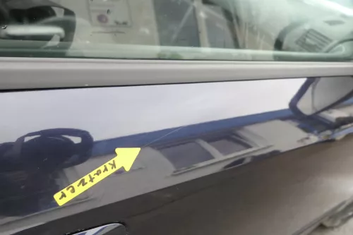 Audi A4 B6 8E nur Türblatt Tür vorne rechts Beifahrertür blau LZ5L Kombi+Limo v (160437)