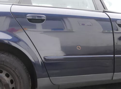 Audi A4 B6 8E nur Türblatt Tür hinten rechts blau LZ5L Kombi+Limo (160438)