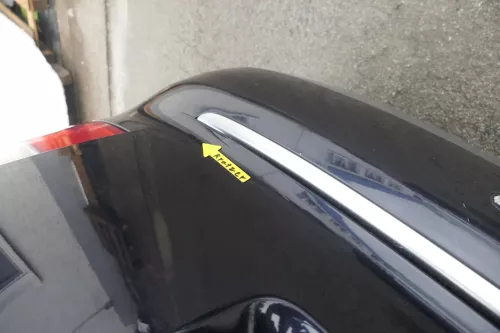 Audi A4 B6 8E Kombi Avant hinten Heckklappe mit Scheibe Deckel blau LZ5L ohneAnb (160439)