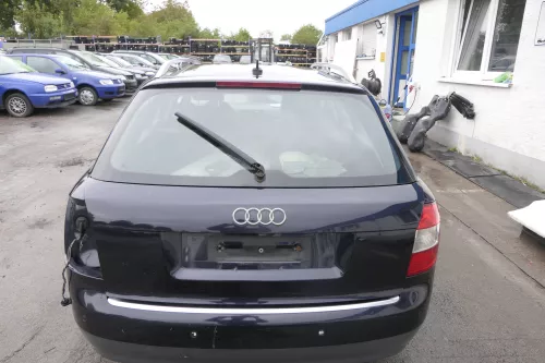 Audi A4 B6 8E Kombi Avant hinten Heckklappe mit Scheibe Deckel blau LZ5L ohneAnb (160439)
