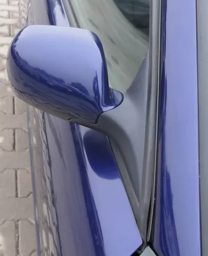 Audi A4 B5 8D Spiegel Außenspiegel rechts elektrisch blau LZ5K 