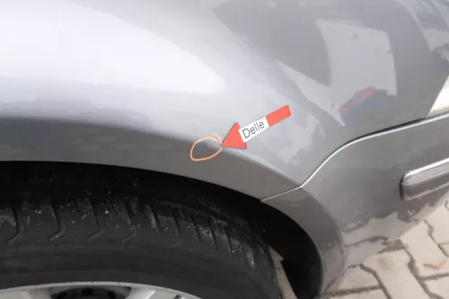 VW Passat 3BG Kotflügel original vorne rechts LD7W Blinkerloch  (160472)