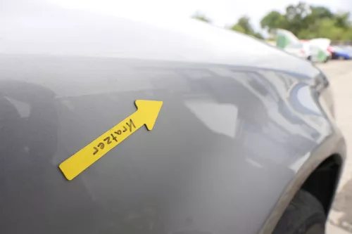 VW Passat 3BG Kotflügel original vorne rechts LD7W Blinkerloch  (160472)