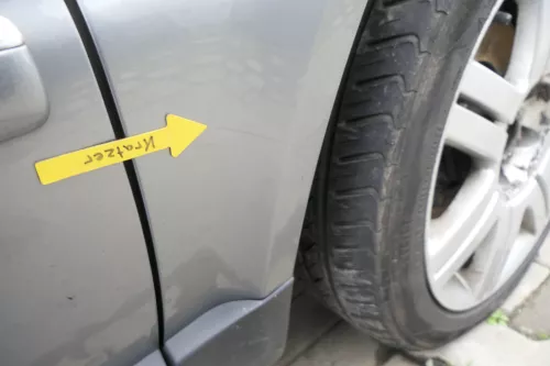 VW Passat 3BG Kotflügel original vorne rechts LD7W Blinkerloch  (160472)