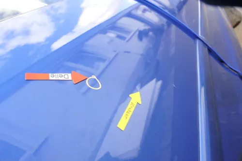 VW Polo 9N 9N3 Tür hinten rechts 4/5-Türer blau LA5M (160516)