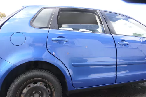 VW Polo 9N 9N3 Tür hinten rechts 4/5-Türer blau LA5M (160516)