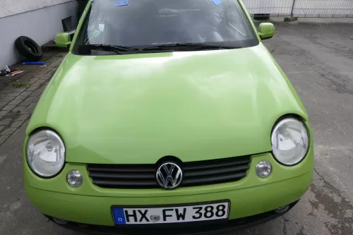 VW Lupo Motorhaube KLappe vorne grün LR6A (160626)