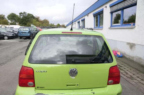 VW Lupo 6X Heckklappe Klappe Kofferraumklappe Scheibe grün LR6A ohneAnbautei (160631)
