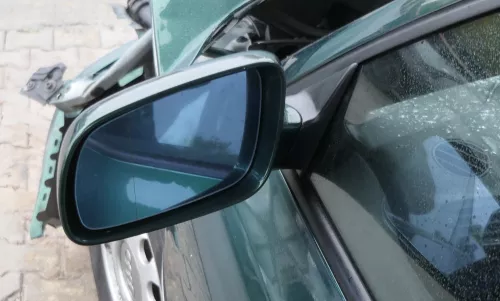Audi A3 8L elektrischer Spiegel Außenspiegel links mit Glas grün LZ6L kaktusgrün (160737)