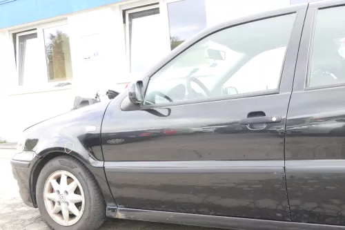 VW Polo 6N 6N2 Tür vorne links Fahrertür 4/5-Türer schwarz LC9Z blackmagic ohneA (160793)