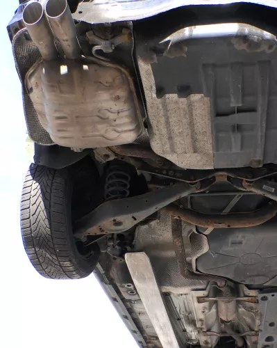 VW Passat 3C Auspuff Endschalldämpfer Mittelschalldämpfer 2,0 TDI CBAA CBAB (160926)