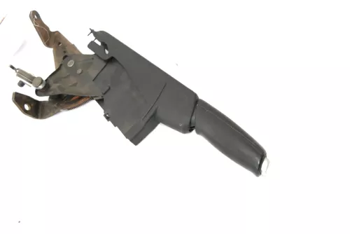Audi A4 8E B6 B7 Handbremse Feststellbremse schwarz Leder Griff (160989)