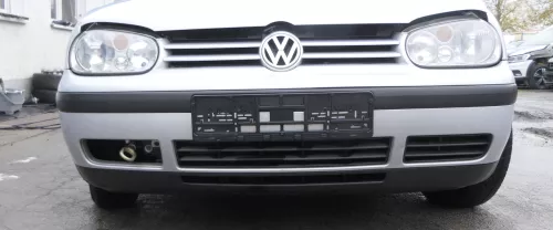 VW Golf 4 1J Stoßstange vorne Stoßfänger vorn silber LB7Z Frontstoßstange (161075)