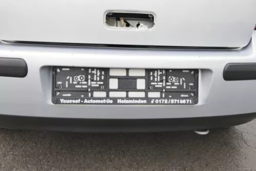 VW Golf 4 Limousine Stoßstange hinten Heckstoßstange Stoßfänger silber LB7Z grau (161082)