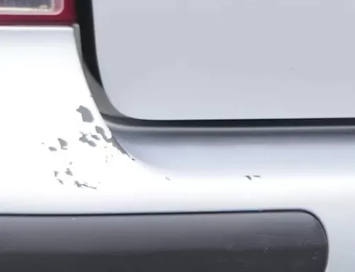 VW Golf 4 Limousine Stoßstange hinten Heckstoßstange Stoßfänger silber LB7Z grau (161082)