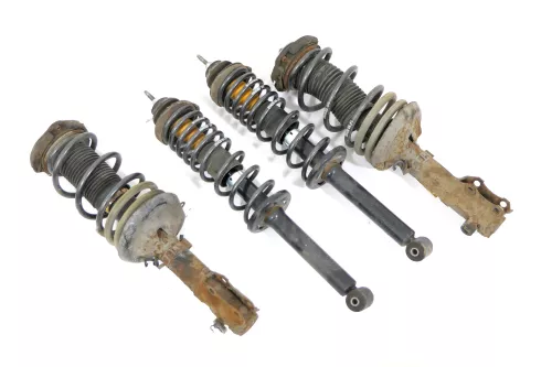 4x Polo 6N2 Federbein Feder Federn Stoßdämpfer vorne links + rechts + hinten (161250)