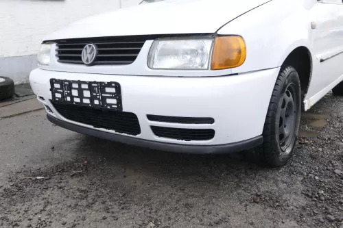 VW Polo 6N Stoßstange vorne breite Styling XXL Frontstoßstange weiß LB9A (161252)