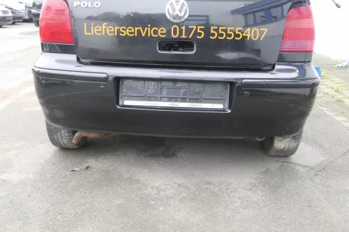 VW Polo 6N2 Stoßstange hinten Heckstoßstange Stoßfänger schwarz LC9Z - PDC