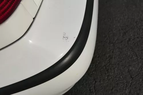 VW Polo 6N2 Stoßstange hinten Heckstoßstange Stoßfänger weiß LB9A (161333)