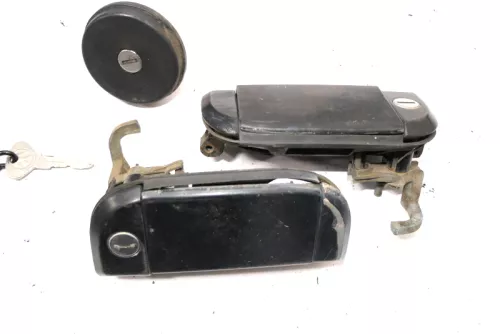 VW T4 Türschloß Tür Türgriff Schloß vorne links + rechts + Schlüssel Tankdeckel (161402)