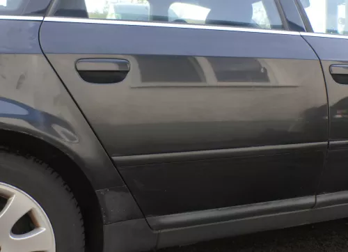 Audi A6 4B C5 Tür nur Türblatt hinten rechts schwarz LZ9W (161552)