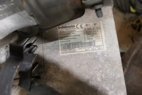 VW Standheizung Heizer Heizgerät Diesel Webasto Thermo Top C 12V 42W 5,2 kw 2,5  (161646)