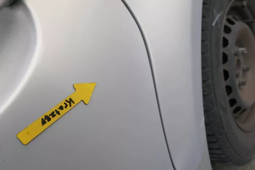 VW Passat 3B 3BG Limousine Tür hinten links silber grau LB7Z satinsilber (161689)