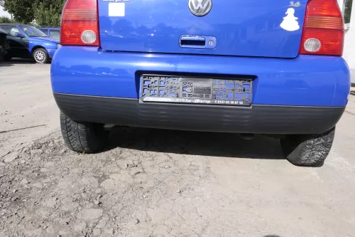 VW Lupo Stoßstange hinten Heckstoßstange Stoßfänger blau LW5Z (161822)