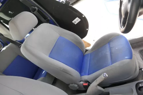 Seat Arosa Lupo Sitz vorne links Fahrersitz Höhenverstellung blau grau (161825)