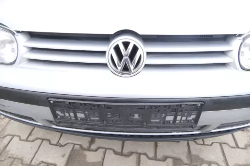 VW Golf 4 1J Stoßstange vorne Stoßfänger vorn silber grsau LA7W Frontstoßstange (162038)
