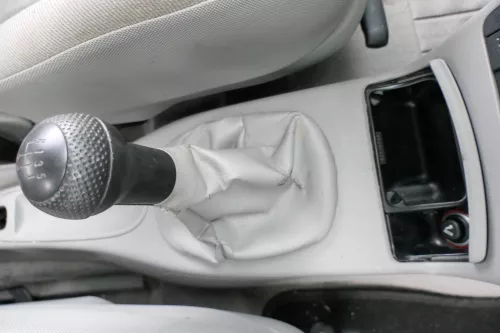 VW Lupo Polo 6N Schaltknauf Schaltsack Schaltung Schaltknüppel grau (162093)