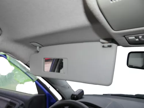 Skoda Fabia Roomster 5J Sonnenblenden Sonnenblende grau links vorne grau Spiegel (162277)