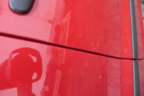 VW Fox 5Z Tür vorne rechts Beifahrertür rot LY3D (162326)