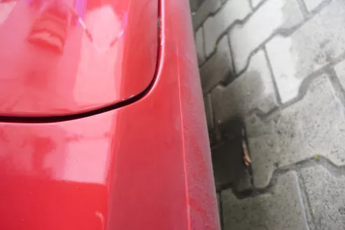 VW Fox 5Z Tür vorne rechts Beifahrertür rot LY3D (162326)