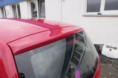VW Fox 5Z Heckklappe Kofferraumklappe Klappe hinten + Scheibe rot LY3D (162331)