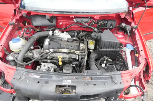 VW Polo 9N Ib Ladeluftschlauch Schlauch Rohr 6Q0145770R 1,4 TDI BNM (162339)