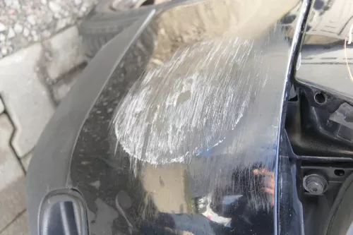 VW Lupo 6X Stoßstange vorne Frontstoßstange Stoßfänger schwarz L041 MÄNGEL! (162347)