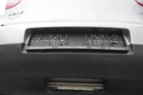 VW Golf 5 1K Limousine Stoßstange hinten Heckstoßstange silber LA7W (162378)