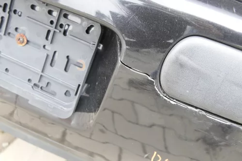 VW Golf 4 Limousine Stoßstange hinten Heckstoßstange Stoßfänger schwarz LC9Z bla (162397)