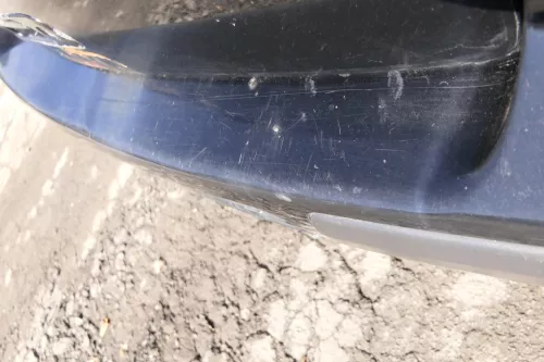 VW Golf 4 Limousine Stoßstange hinten Heckstoßstange Stoßfänger schwarz L041 (162430)