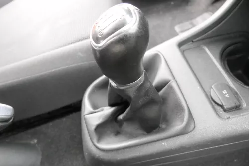 Skoda Citigo Schaltknauf Schaltsack Schaltung Schaltknüppel Leder 5-Gang Leder  (162484)