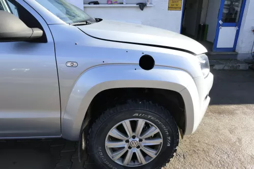 VW Amarok 2H Kotflügel vorne rechts silber LA7W reflexsilber metallic - BILDER!! (162813)