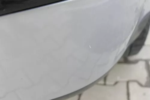 VW Golf 4 Limousine Stoßstange hinten Heckstoßstange Stoßfänger silber LB7Z grau (163227)
