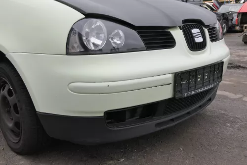 Seat Arosa 6H Stoßstange Frontstoßstange vorne gelb grün Facelift -evtl LS6G   (163281)