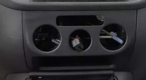 VW Golf 5M Plus Rahmen Blende Abdeckung Lüftung um Klimabedienteil Heizung
